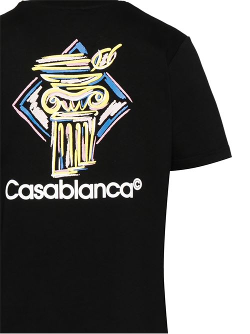 Diamond column t-shirt CASABLANCA | MPS25JTS00106DIAMOND COLUMN